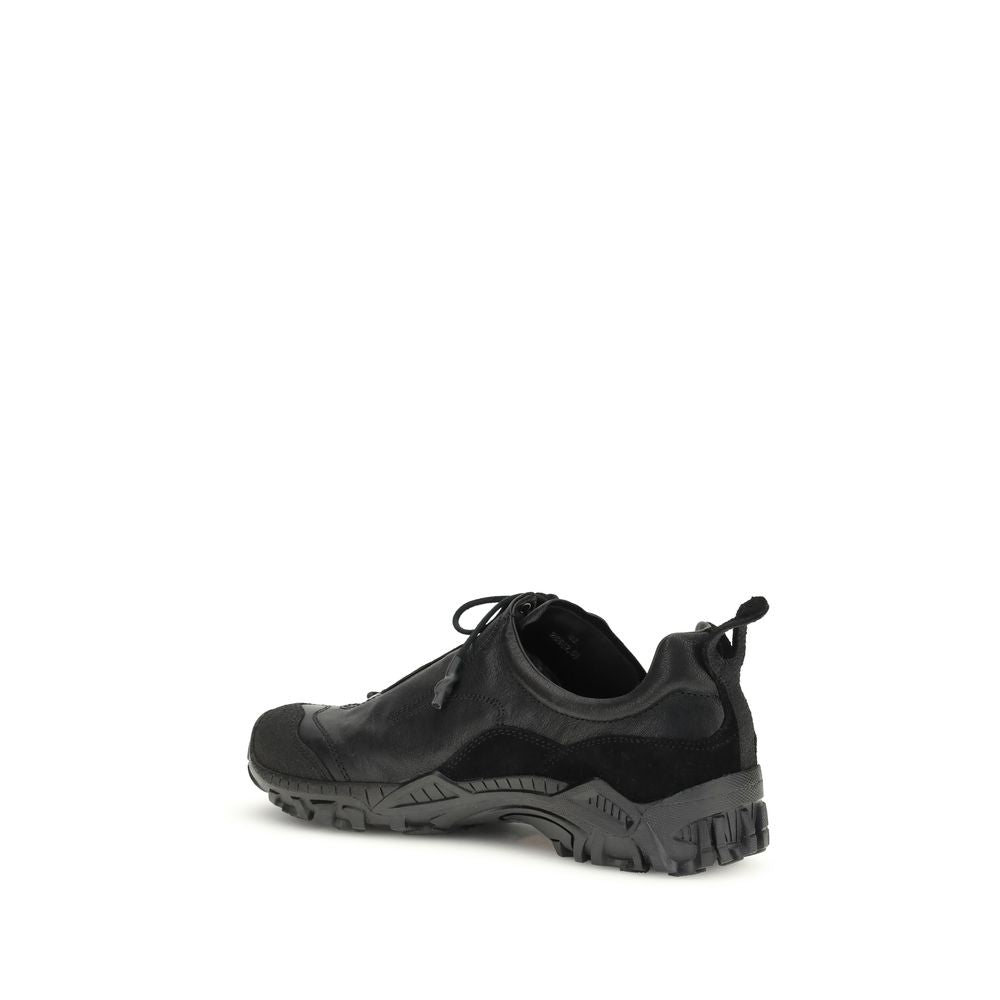 Our Legacy Black Calf Leather Bos Taurus Athletic Sneakers