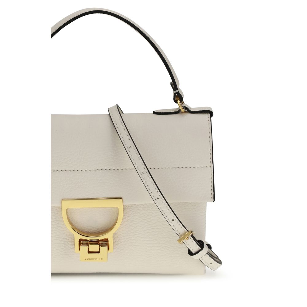 Coccinelle Cream Calf Leather Bos Taurus Clutch Bag