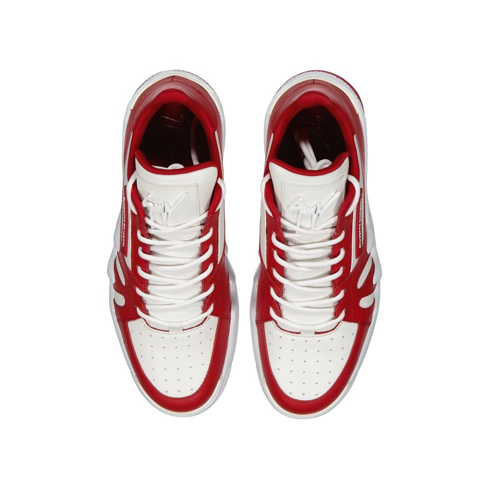 Giuseppe Zanotti Multicolor Calfskin Low Top Sneakers