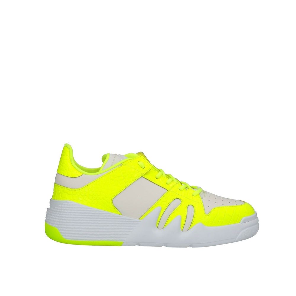 Giuseppe Zanotti White Calfskin Athletic Sneakers