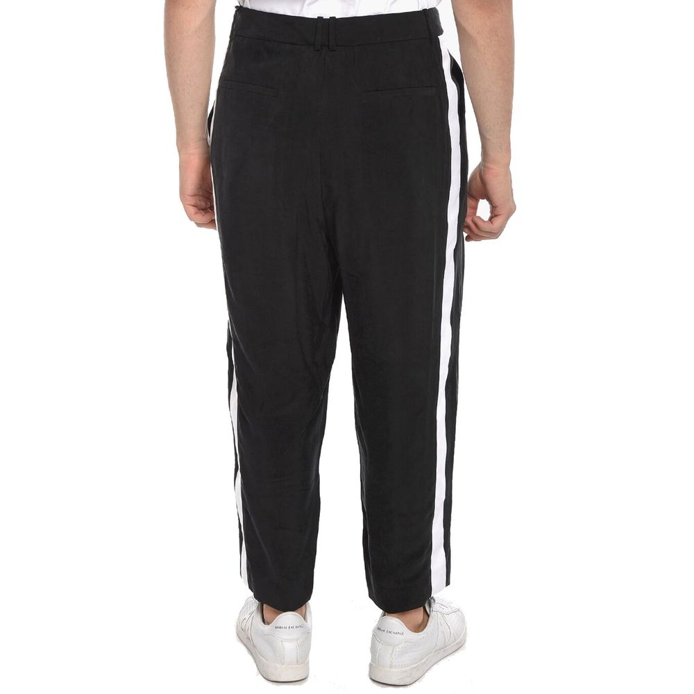 Balmain Black Copper Cropped Pants
