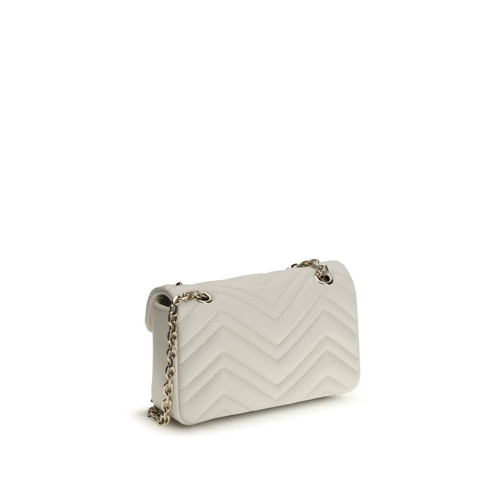 Gucci White Calf Leather Bos Taurus Handbag