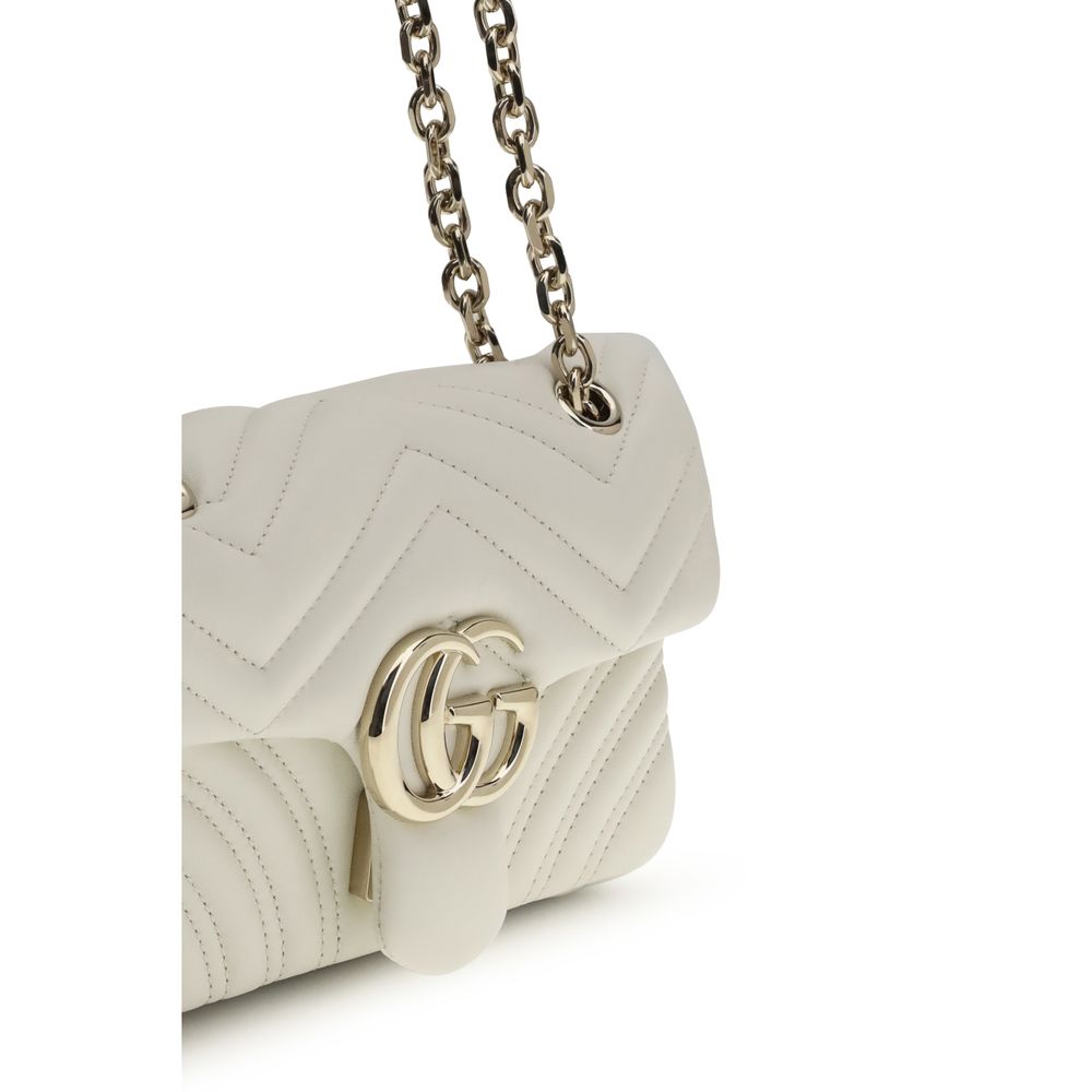 Gucci White Calf Leather Bos Taurus Handbag