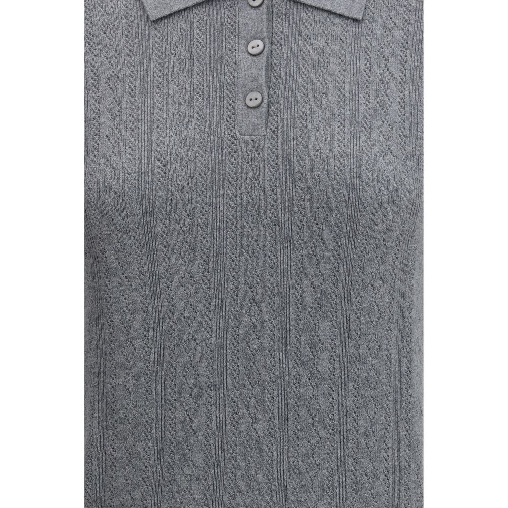 Lisa Yang Gray Cotton Sweatshirt