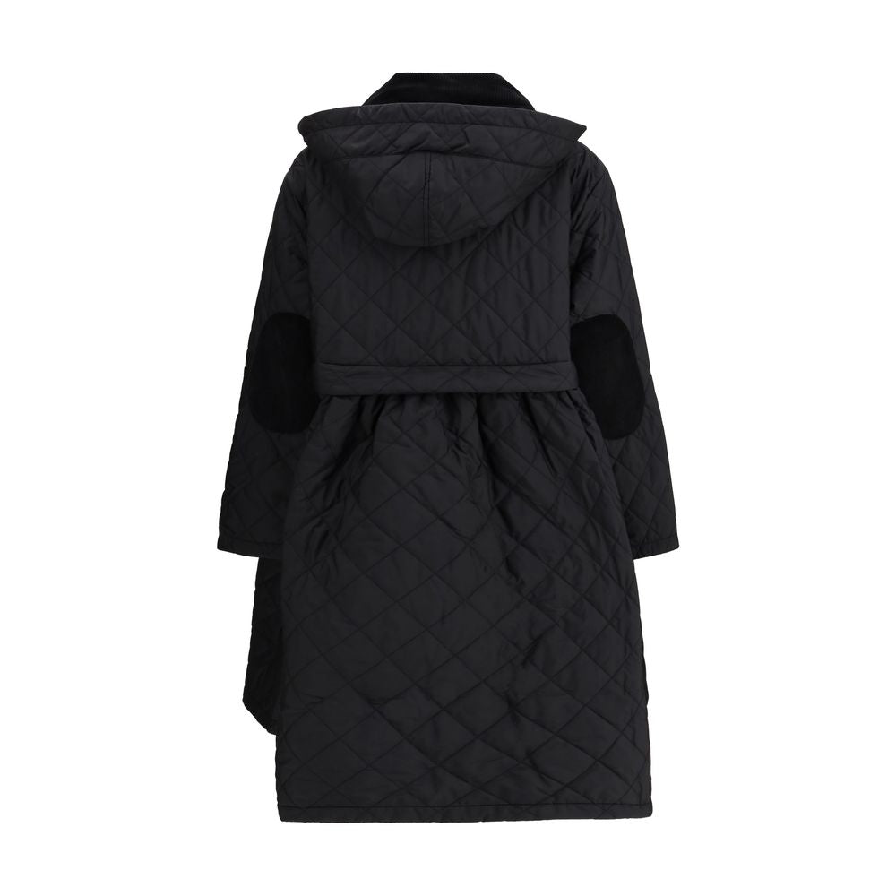 Barbour Black Polyester Coat
