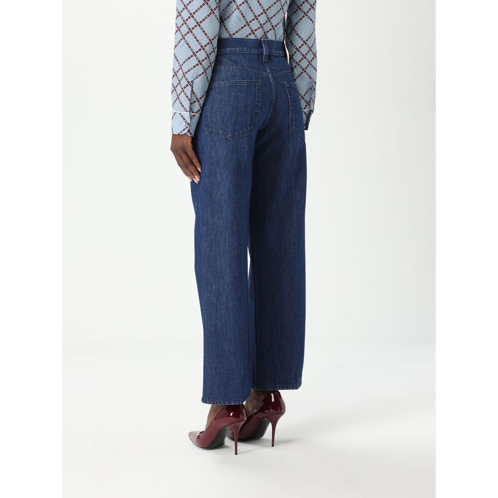 Gucci Blue Cotton Jeans Denim