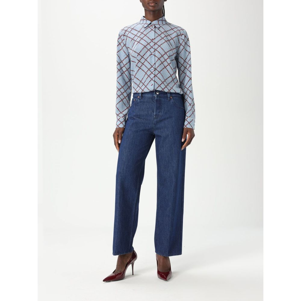 Gucci Blue Cotton Jeans Denim