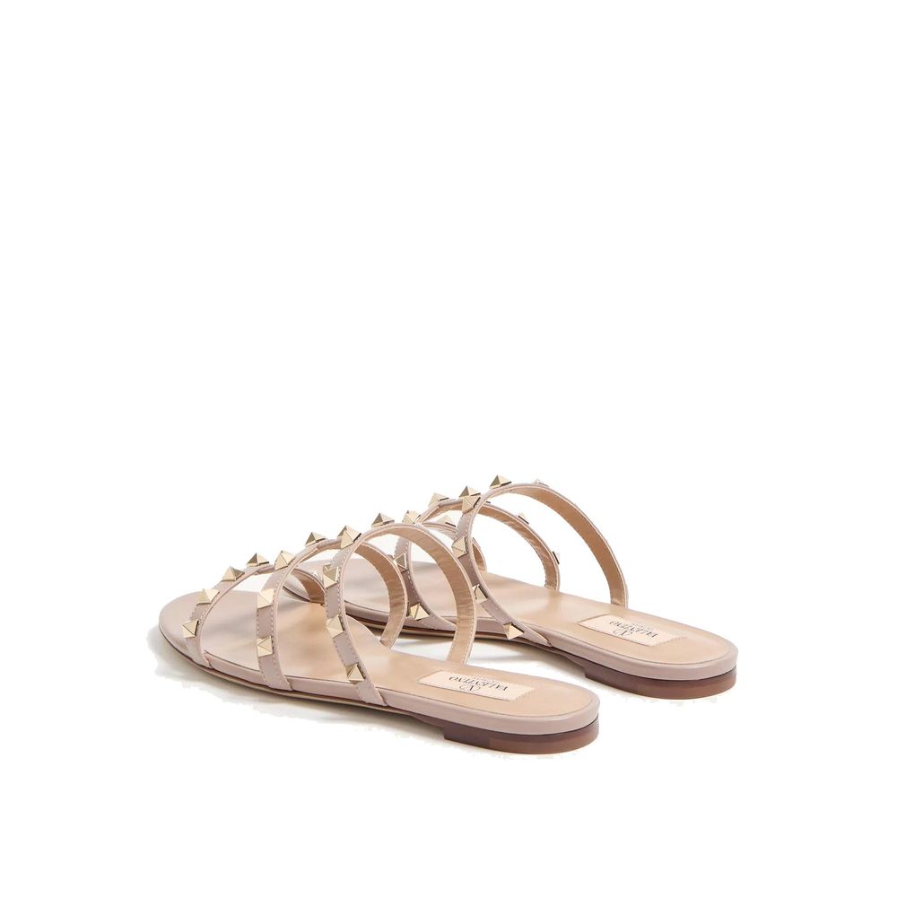 Valentino Garavani Multicolor Calfskin Strap-On Sandals