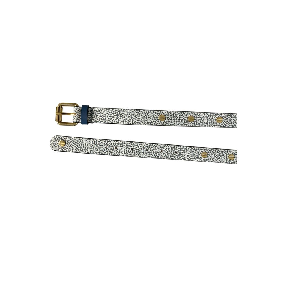 Borbonese Blue Polyvinyl Women's Belt