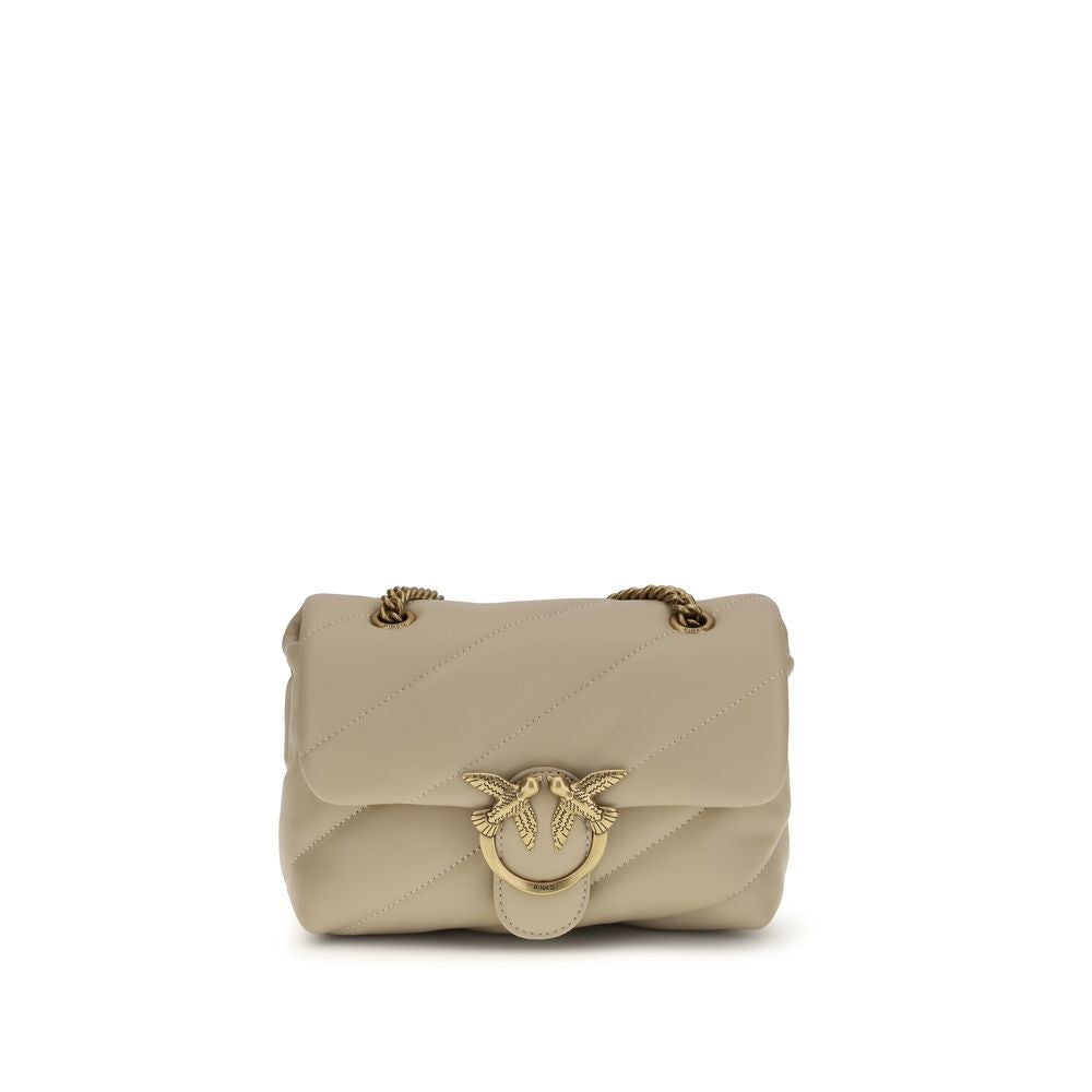 PINKO Multicolor Calf Leather Bos Taurus Shoulder Bag