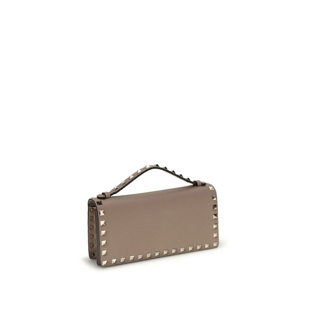 Valentino Garavani Pink Calf Leather Bos Taurus Wallet