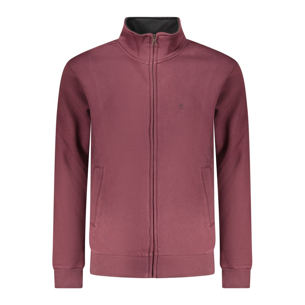 Coveri Moving Rosso Cotton Men Sweatshirt