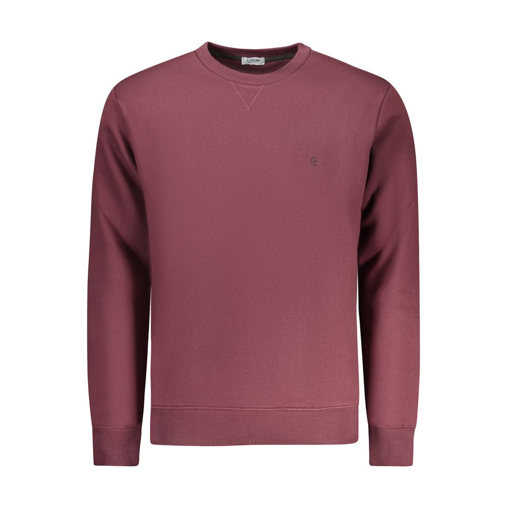Coveri Moving Red Cotton Sweatshirt