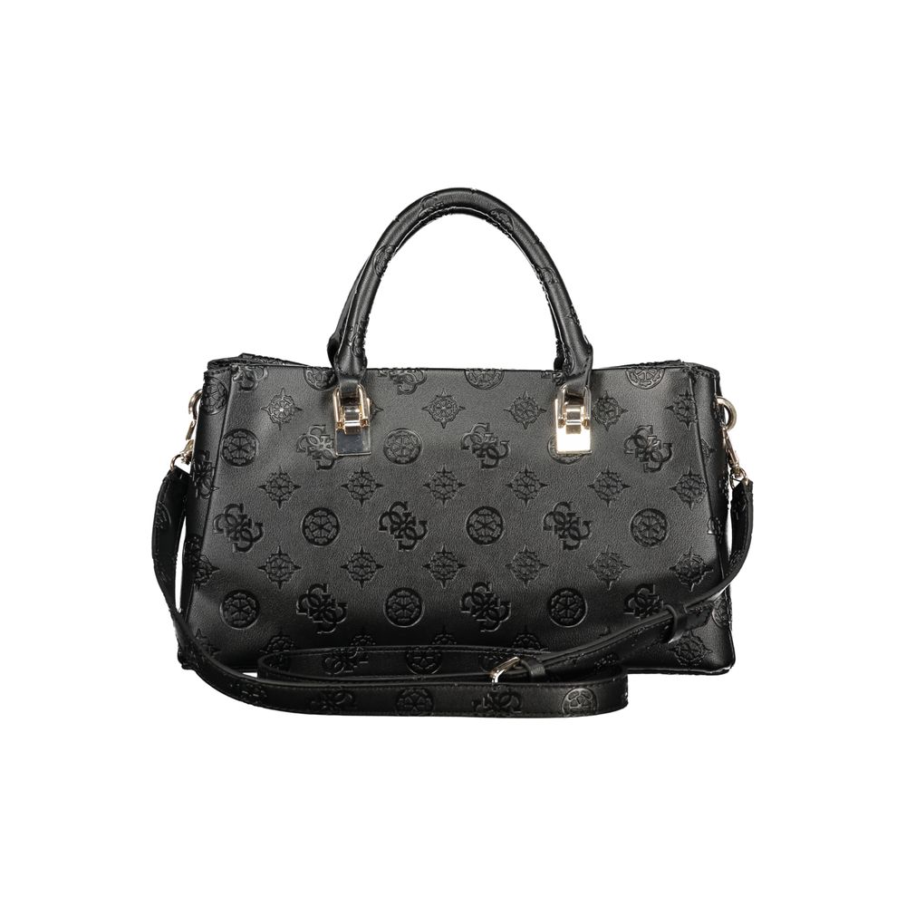 Guess Jeans Black Polyethylene Handbag