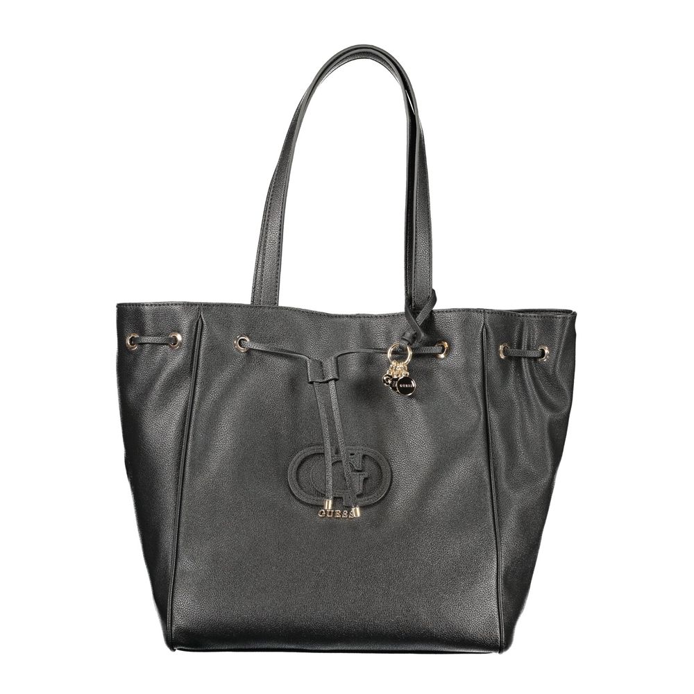 Guess Jeans Black Polyethylene Handbag