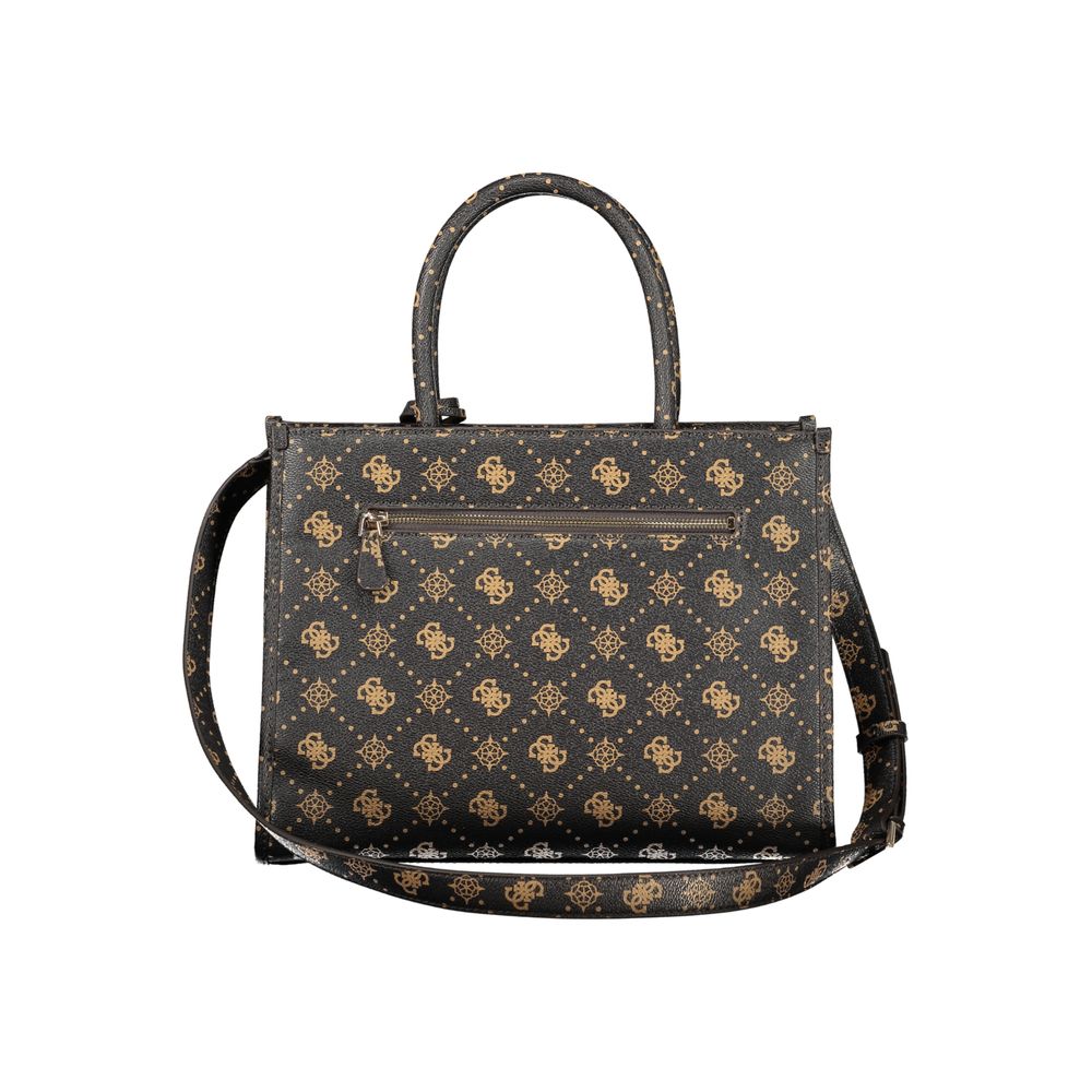 Guess Jeans Brown Polyethylene Handbag