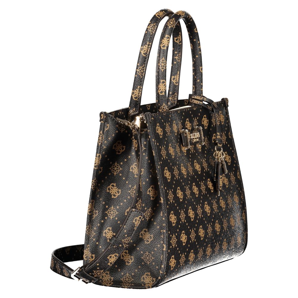 Guess Jeans Brown Polyethylene Handbag