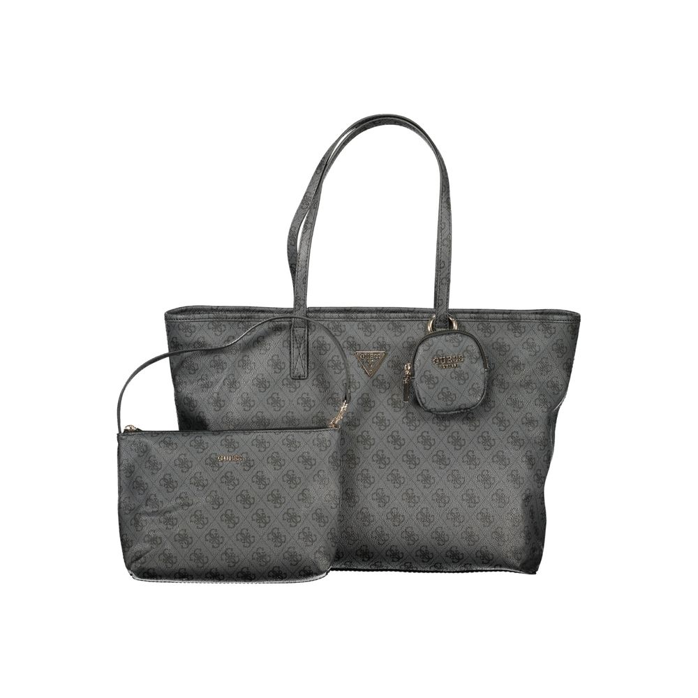 Guess Jeans Gray Polyethylene Handbag
