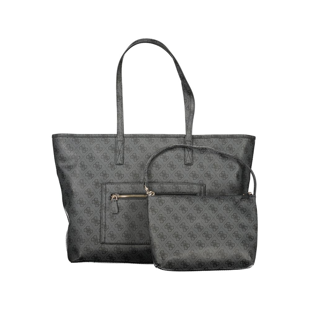 Guess Jeans Gray Polyethylene Handbag