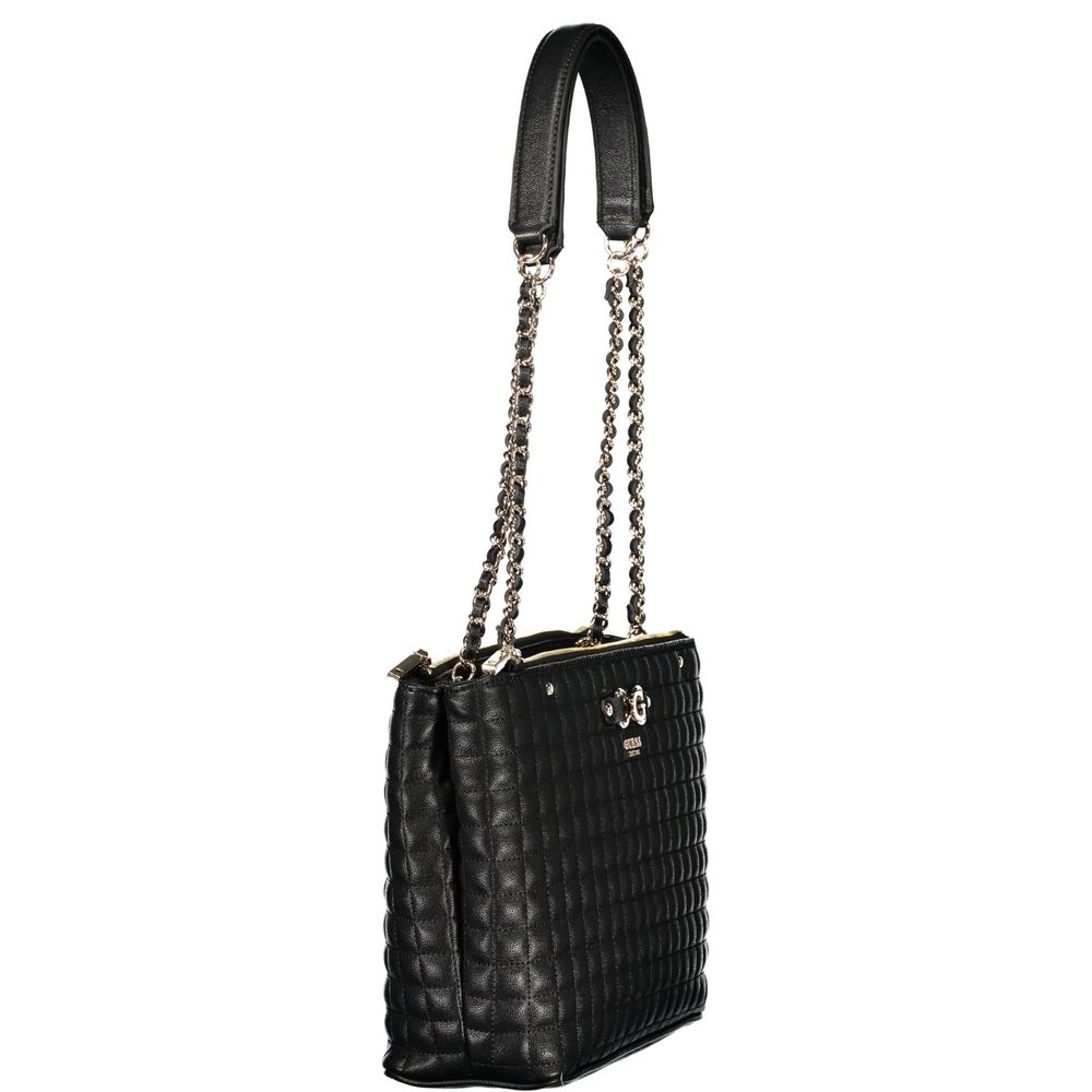 Guess Jeans Black Polyethylene Handbag