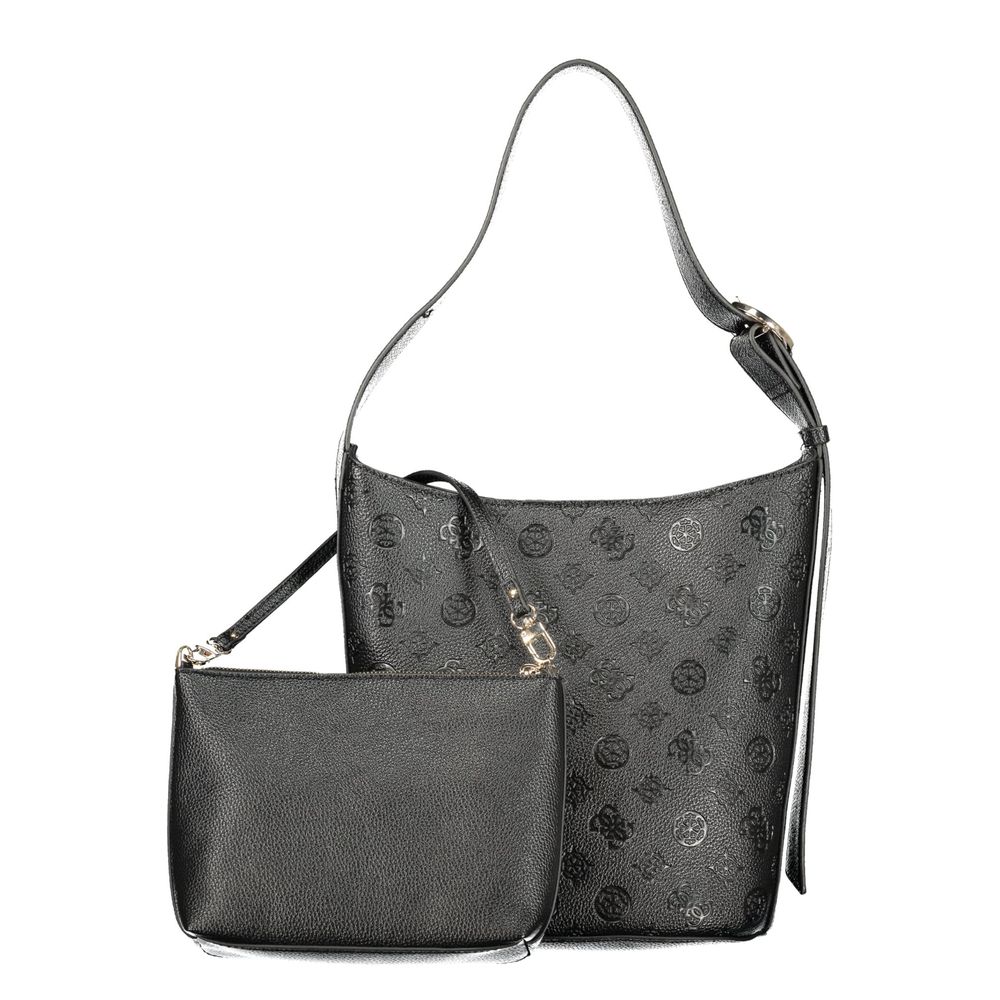 Guess Jeans Black Polyethylene Handbag