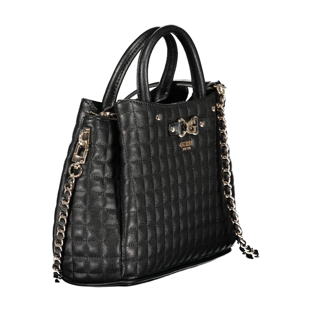 Guess Jeans Black Polyethylene Handbag