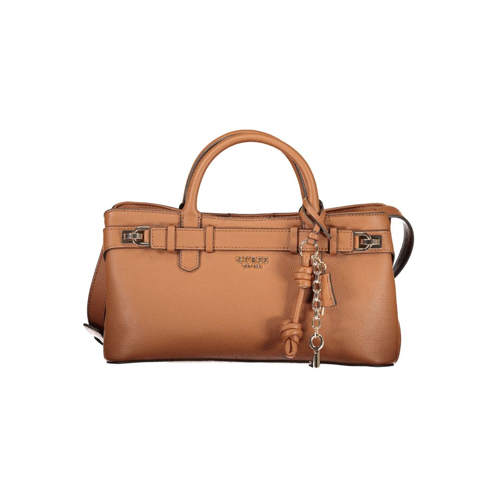 Guess Jeans Brown Polyethylene Handbag