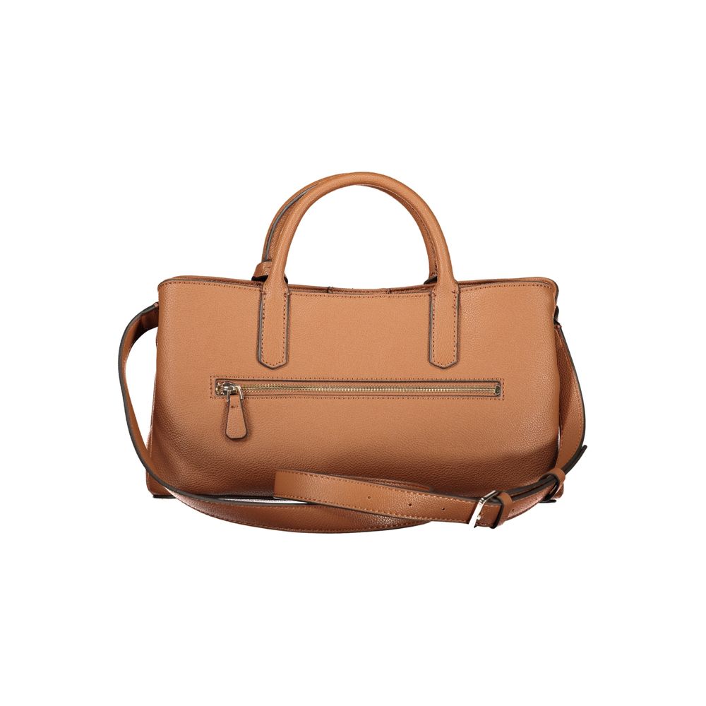 Guess Jeans Brown Polyethylene Handbag