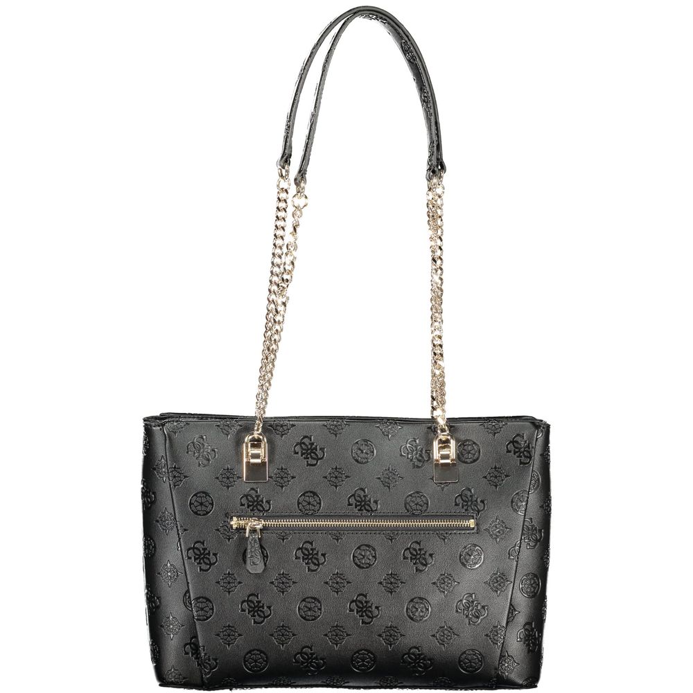 Guess Jeans Black Polyethylene Handbag
