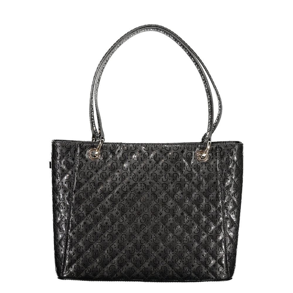 Guess Jeans Black Polyethylene Handbag