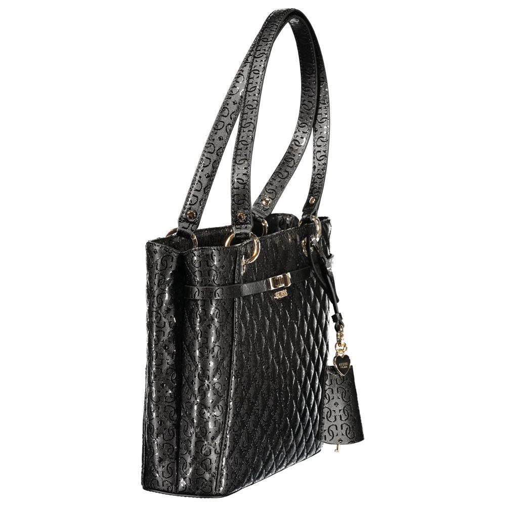 Guess Jeans Black Polyethylene Handbag