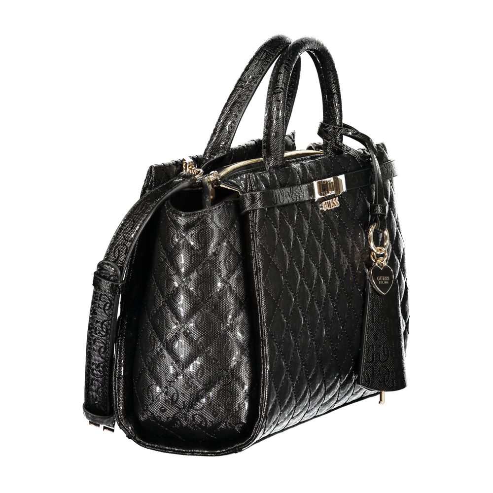 Guess Jeans Black Polyethylene Handbag
