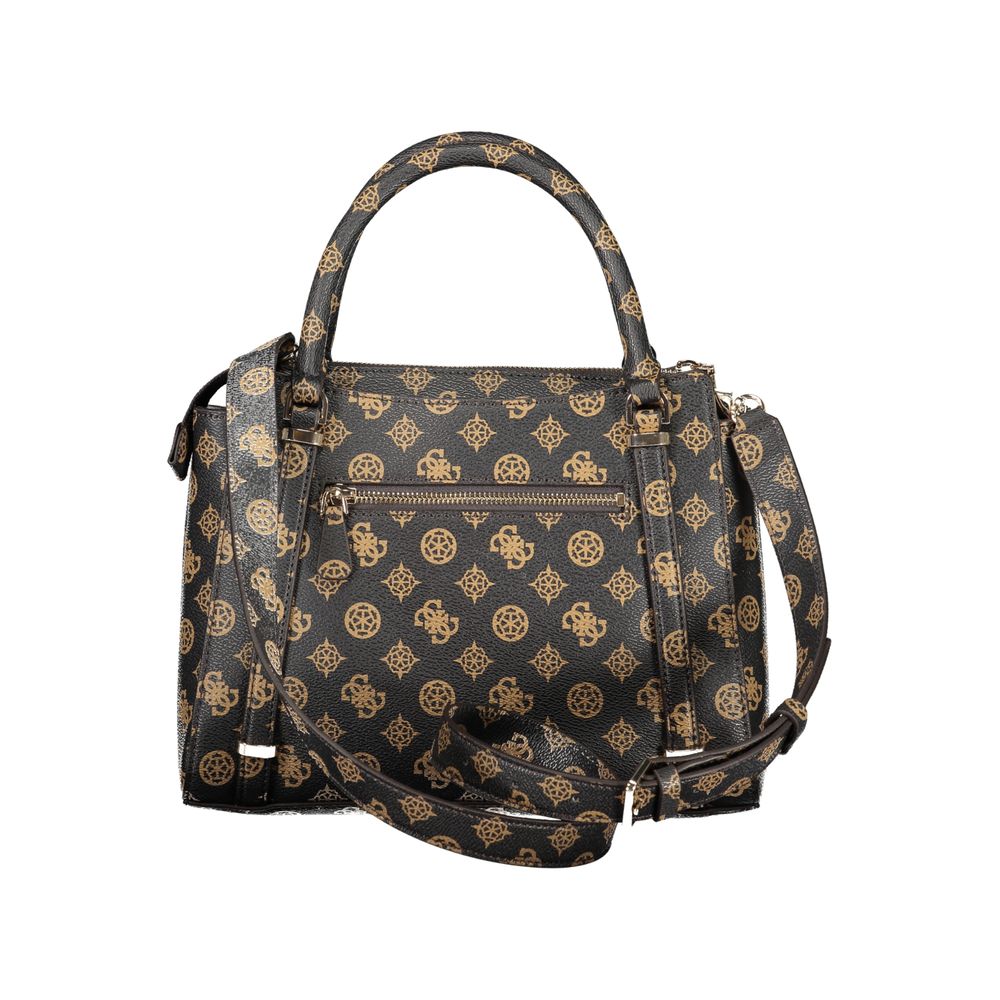 Guess Jeans Brown Polyethylene Handbag