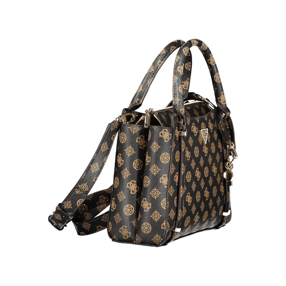 Guess Jeans Brown Polyethylene Handbag