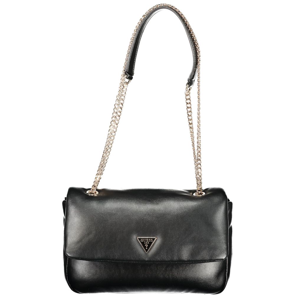 Guess Jeans Black Polyethylene Handbag