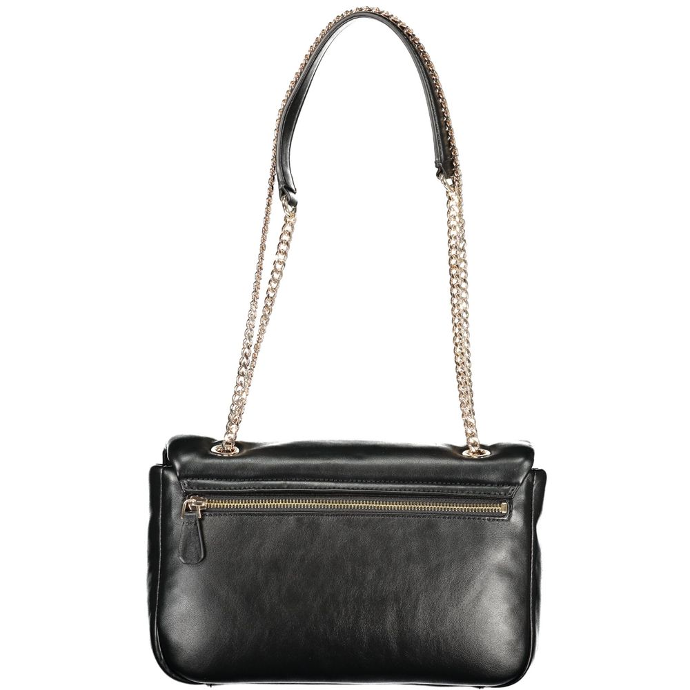 Guess Jeans Black Polyethylene Handbag