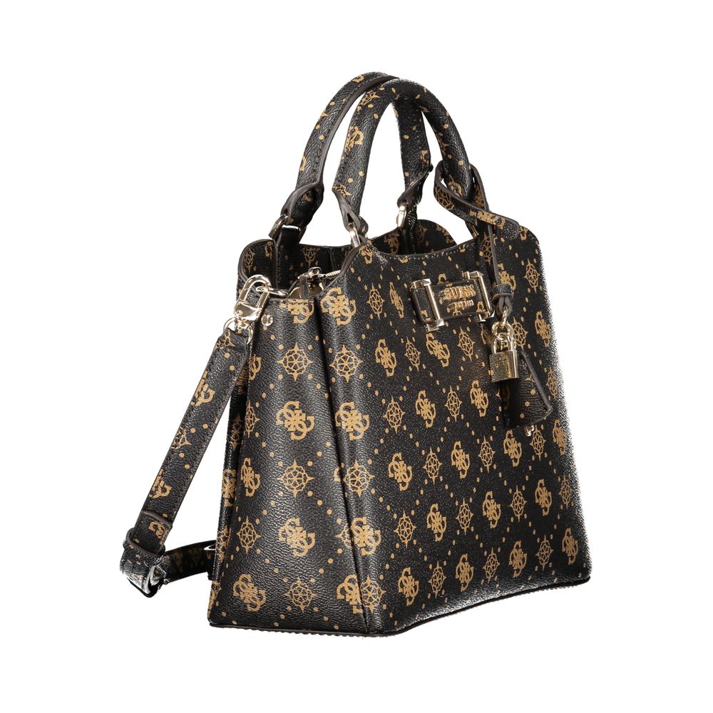 Guess Jeans Brown Polyethylene Handbag