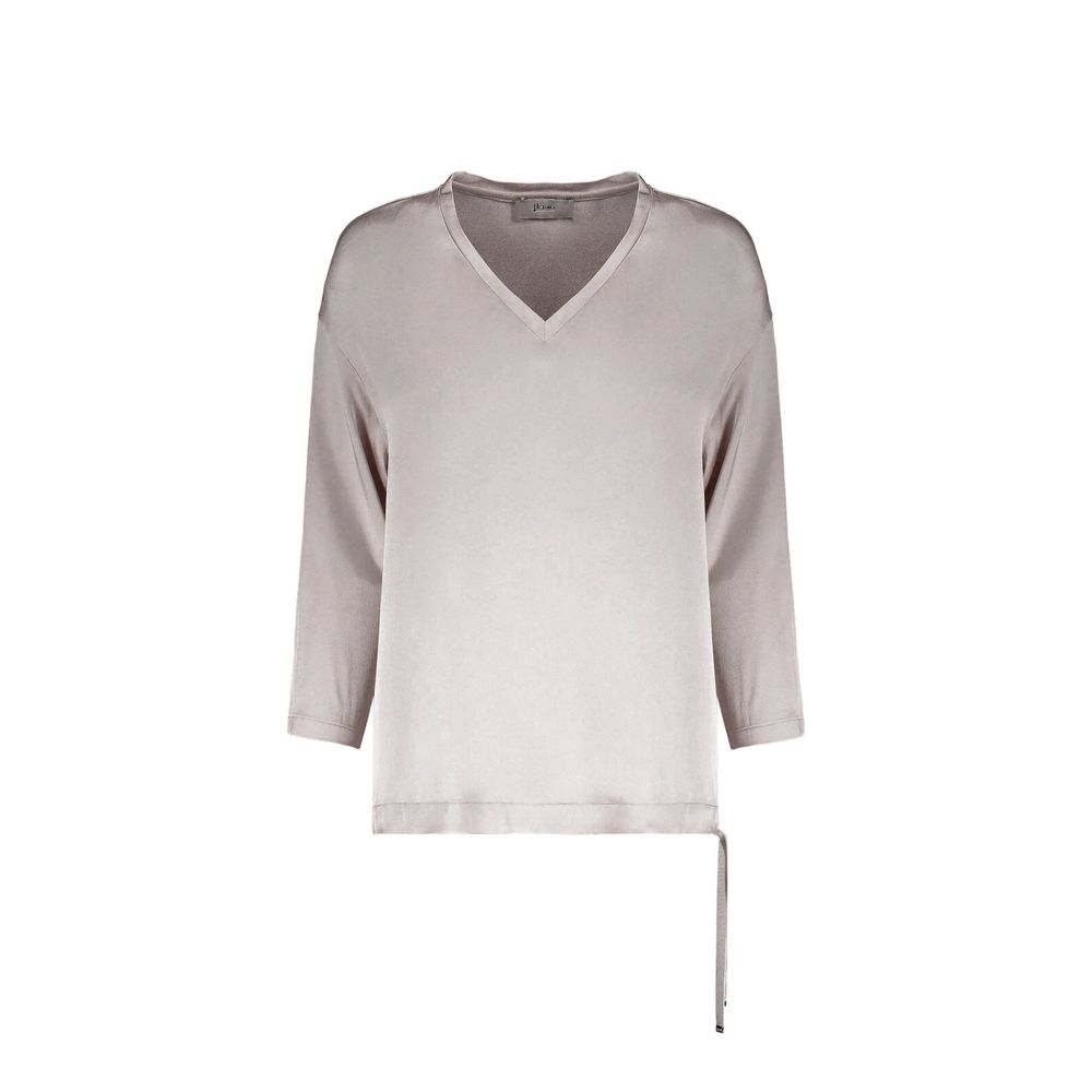 Herno Gray Acetate Tank Tops