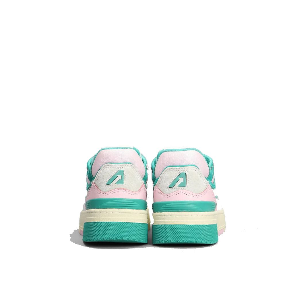 Autry White Leather Low Top Sneakers