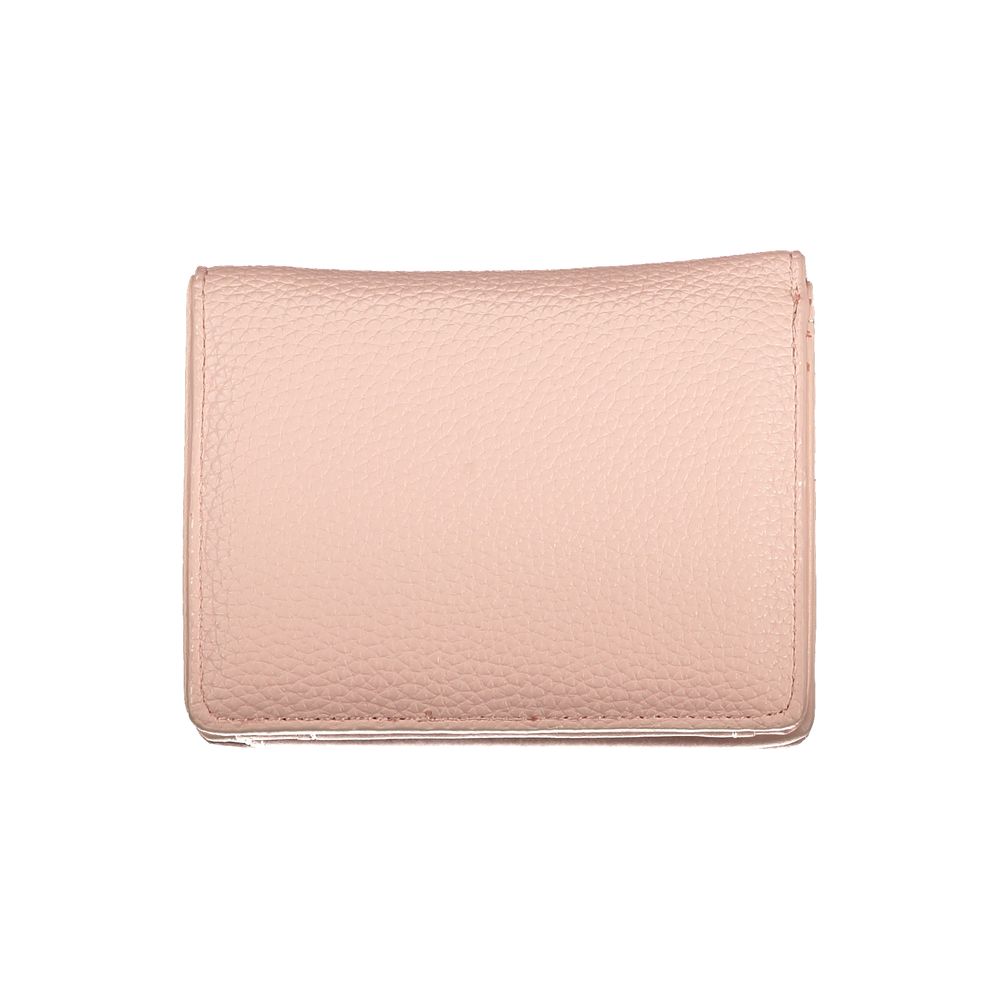 Mario Valentino Pink Polyethylene Wallet