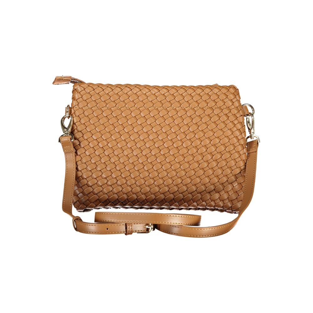 Mario Valentino Brown Polyethylene Handbag