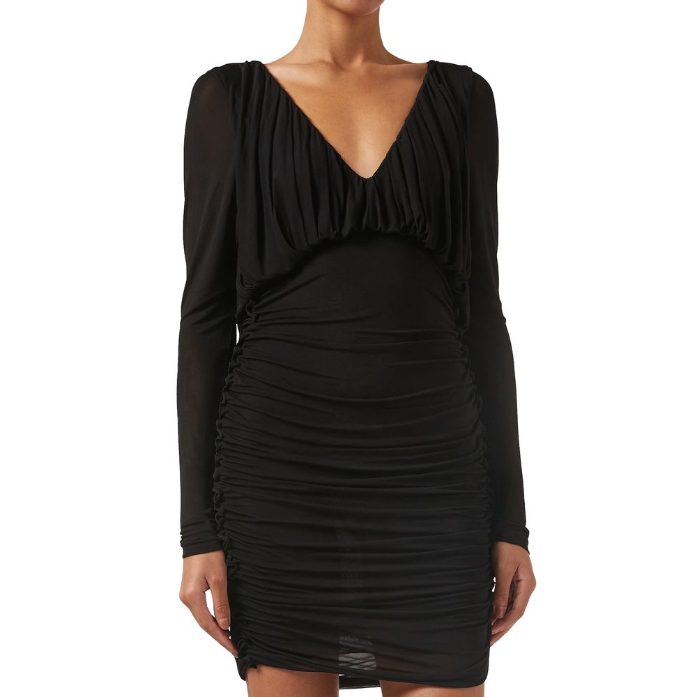 Saint Laurent Black Viscose Cocktail Dress