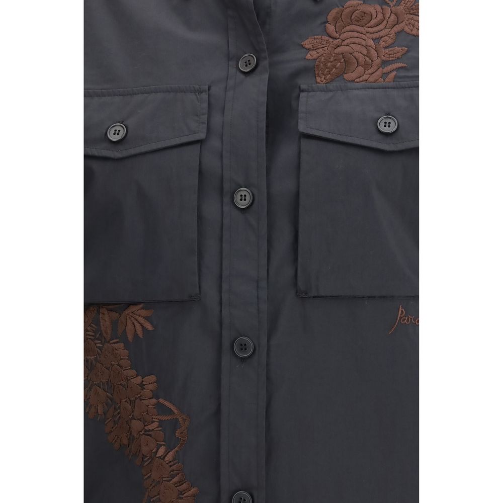 P.A.R.O.S.H. Black Cotton Shirt