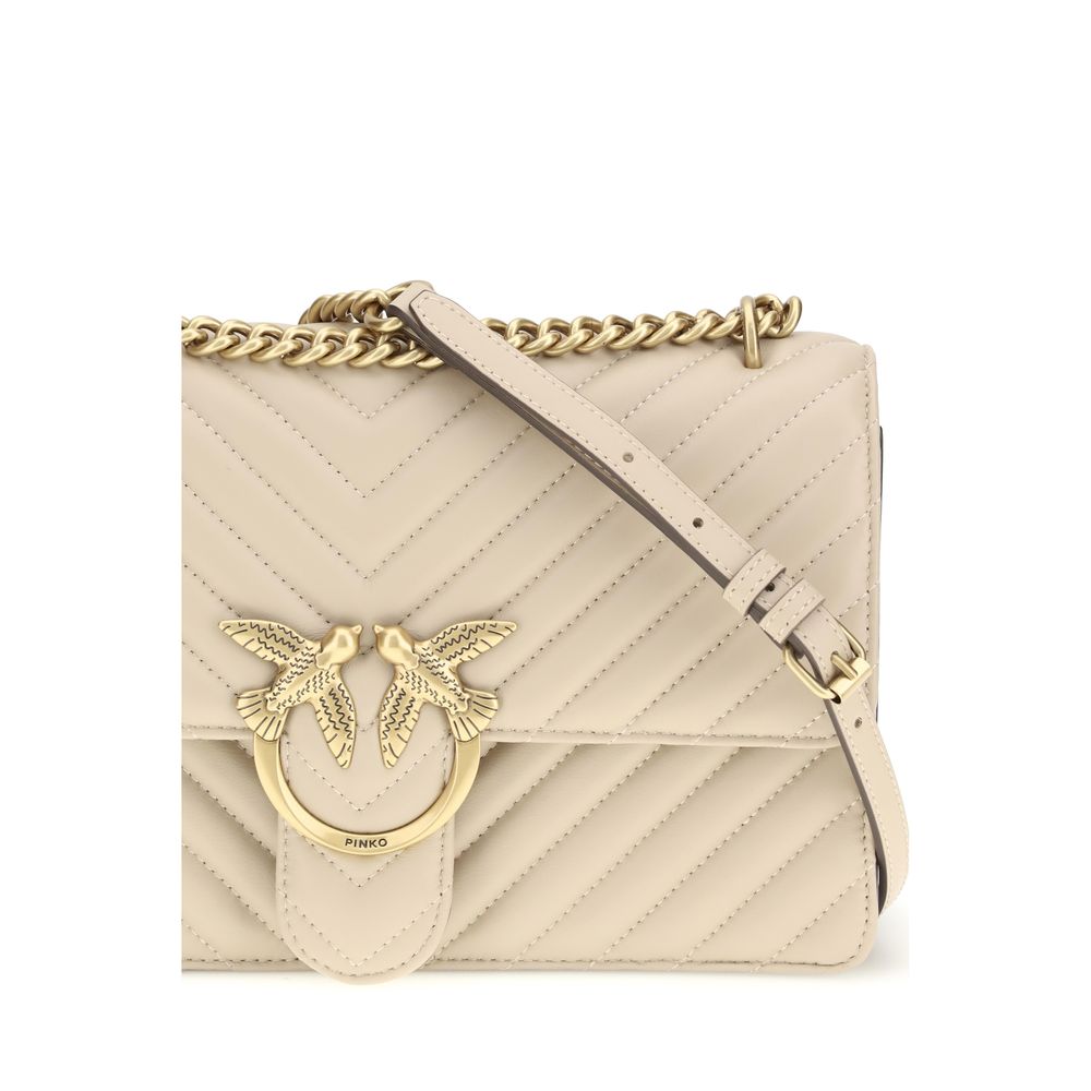 PINKO Multicolor Calf Leather Bos Taurus Shoulder Bag