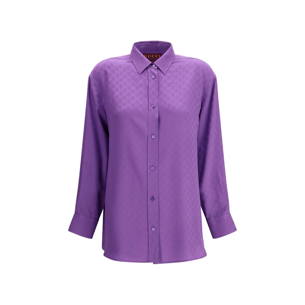 Gucci Multicolor Silk Pattern Shirt