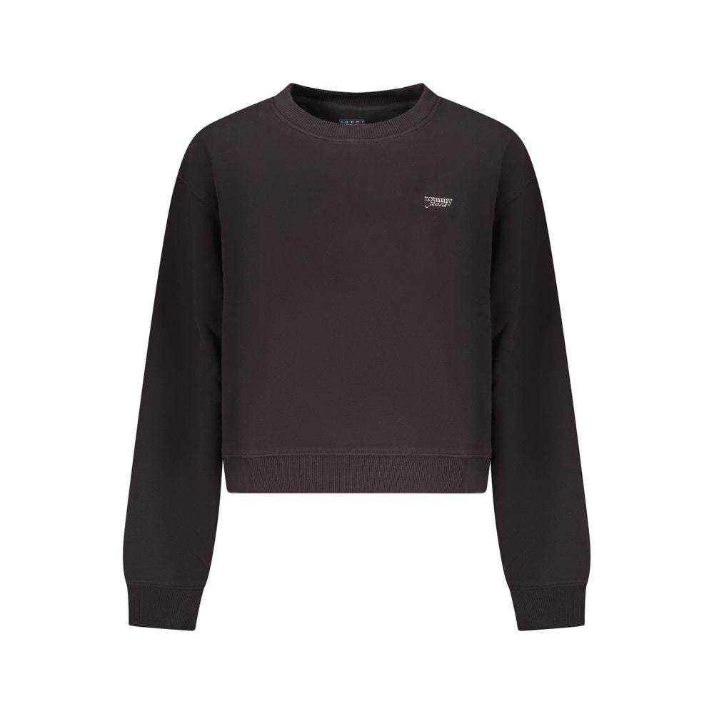 Tommy Hilfiger Black Cotton Women's Sweatshirt