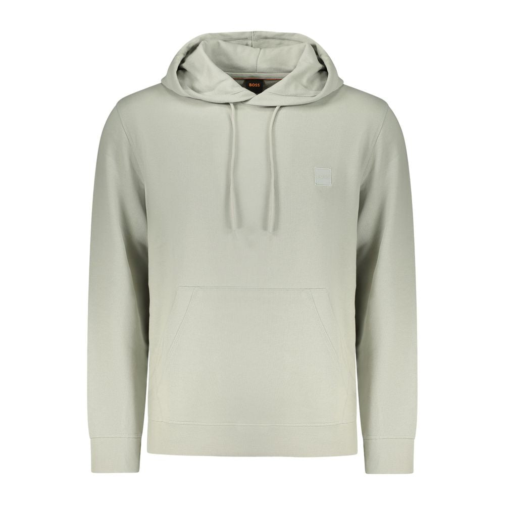 Hugo Boss Grigio Cotton Mens Sweatshirt