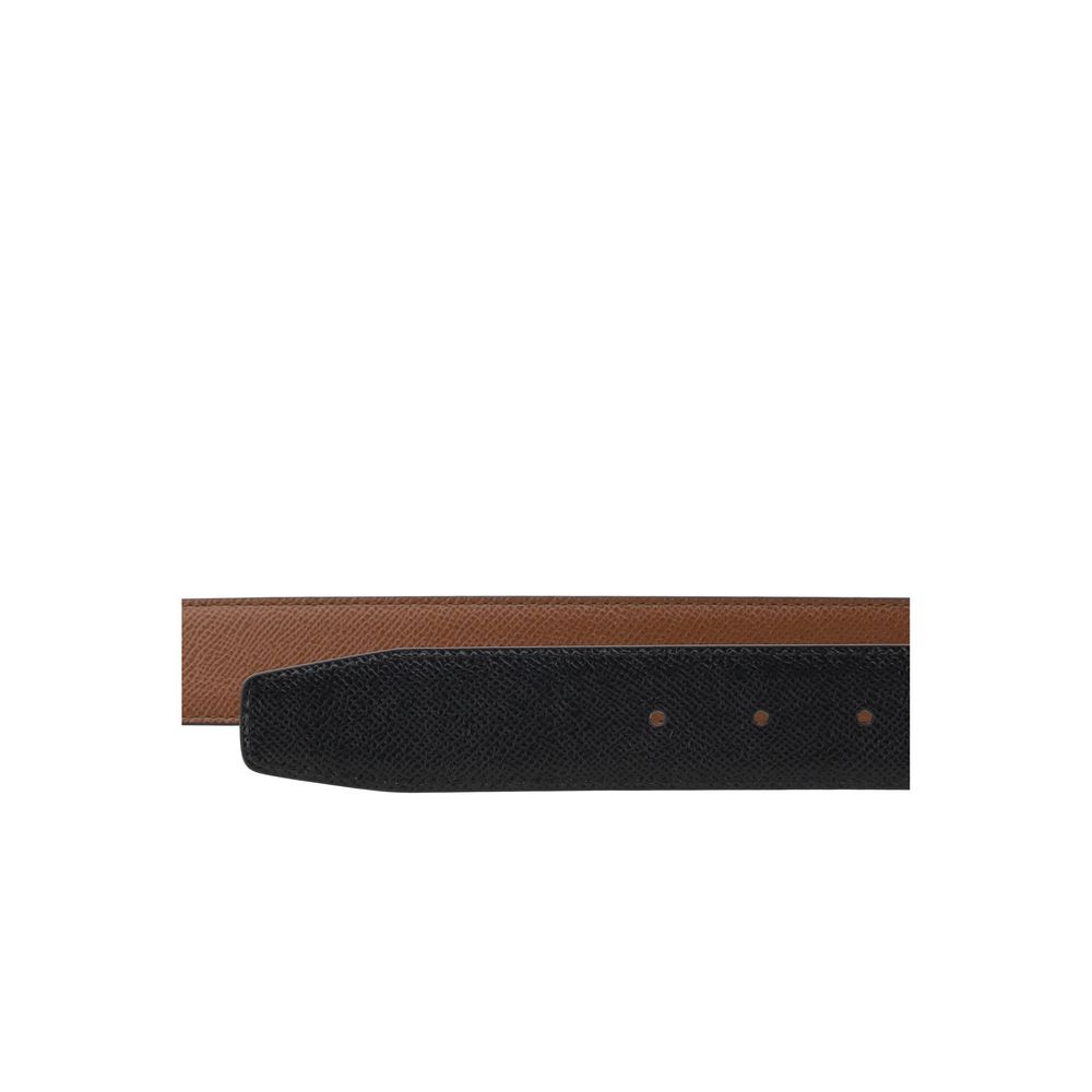 Ferragamo Brown Calf Leather Bos Taurus Regular Belt