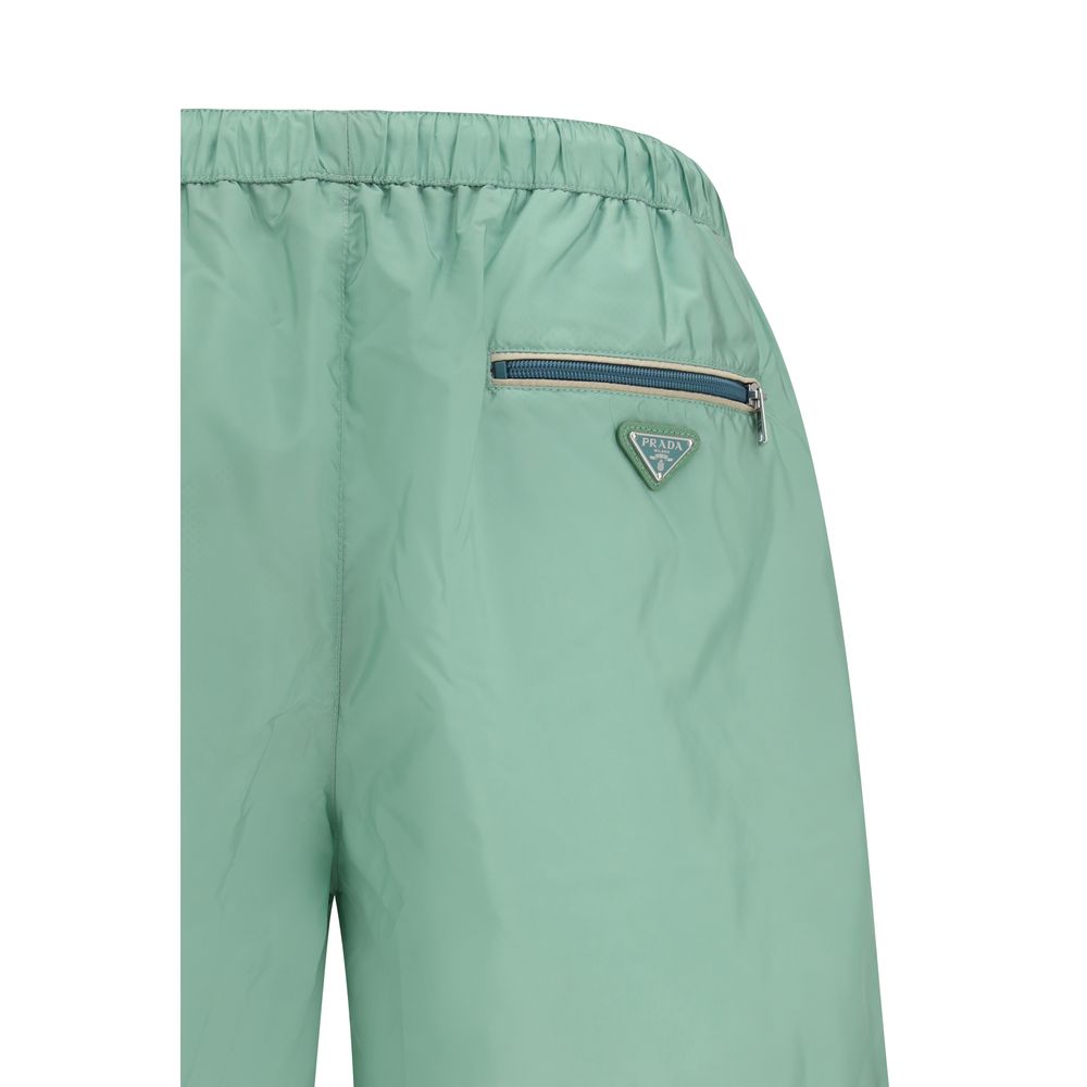 Prada Multicolor Recycled Polyamide Short And Mini Shorts