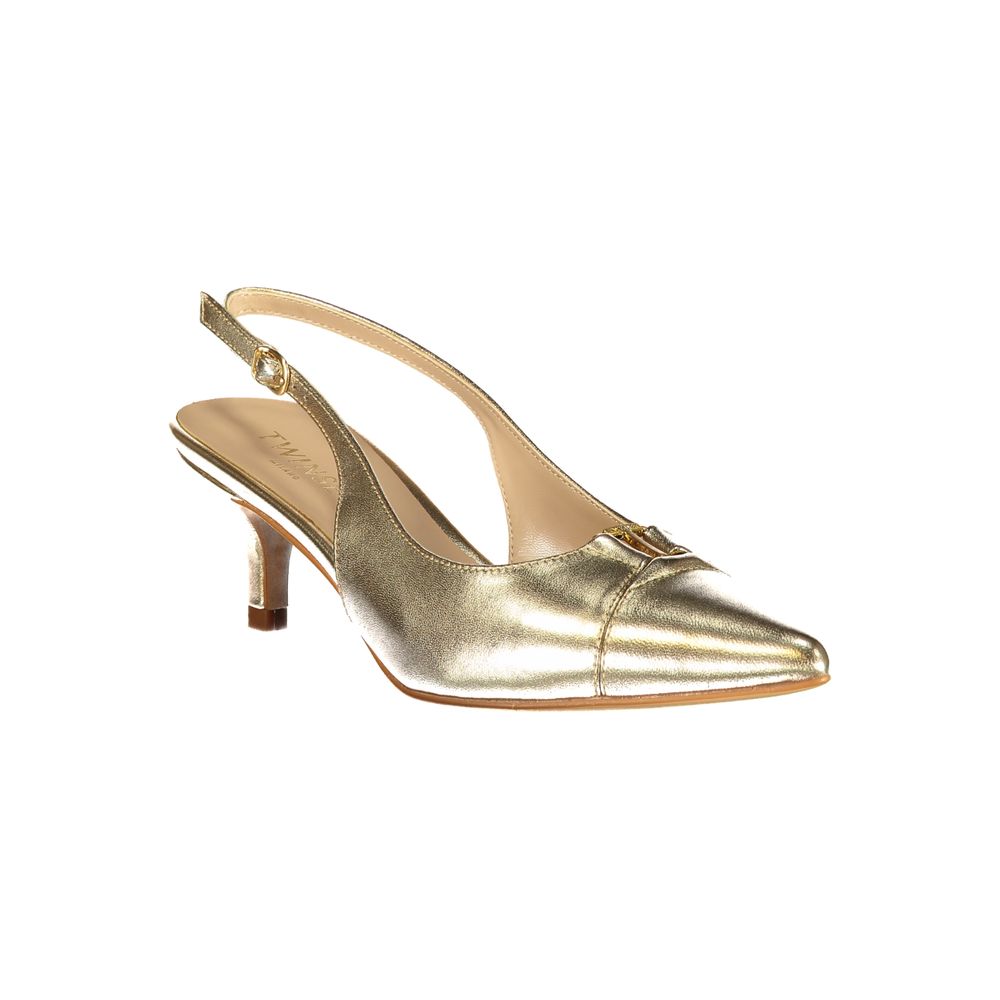 Twinset Oro Leather Women Sandal